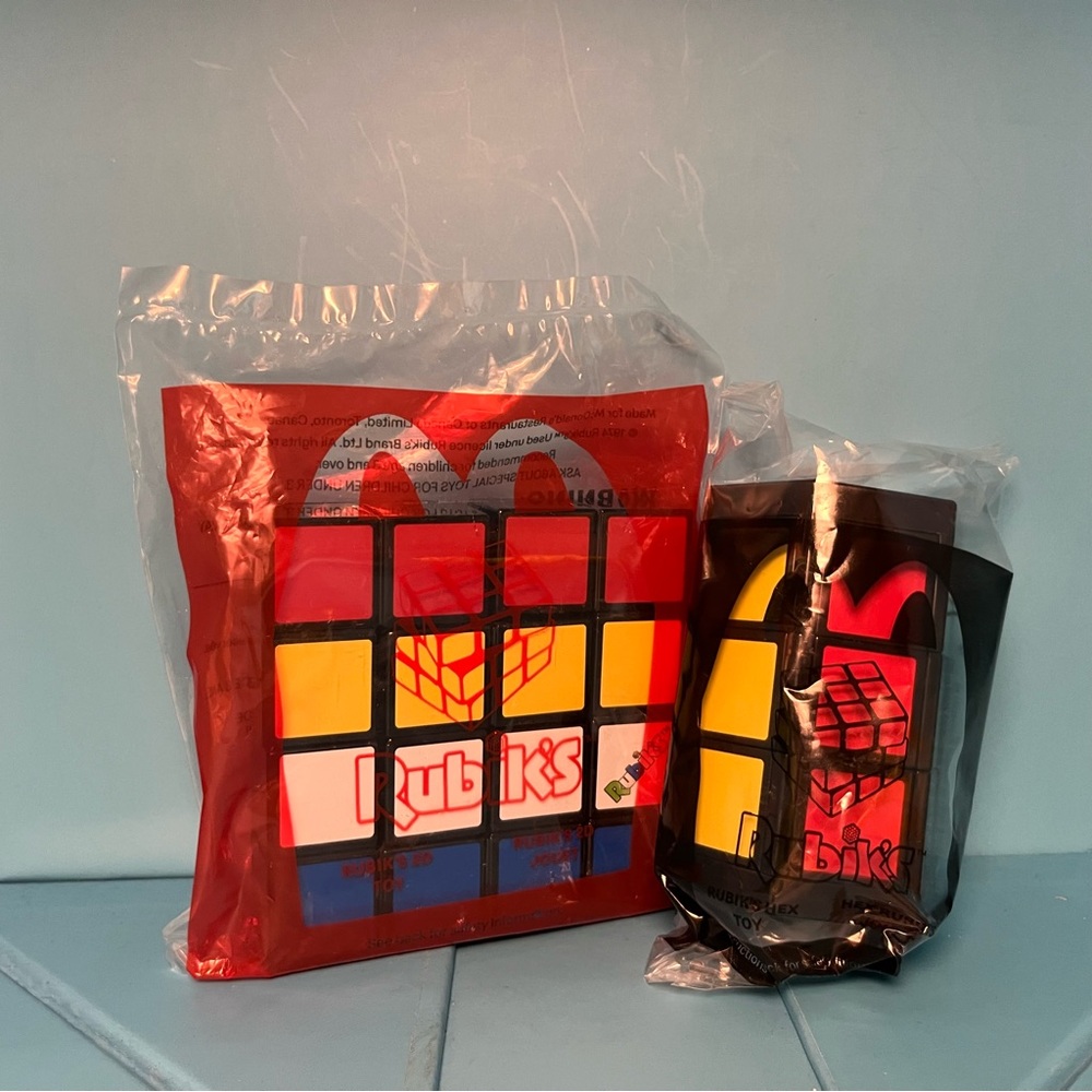 ⭐️ McDonald’s Happy Meal Toys - Rubik’s 2020 - Lot of 2